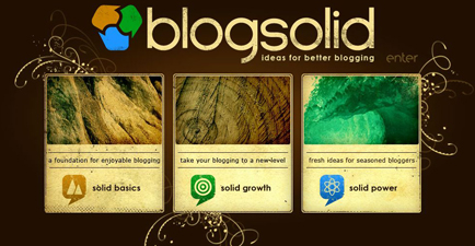 Blogsolid homepage